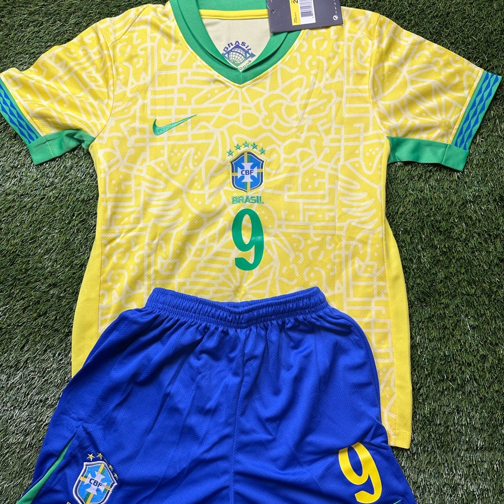 Brazil Endrick Soccer Jersey kit